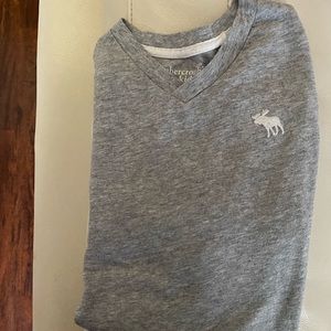 Boys Abercrombie gray shirt